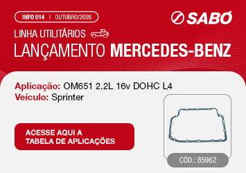Lançamento Mercedes-Benz Linha Utilitários, junta do cárter da Sprinter