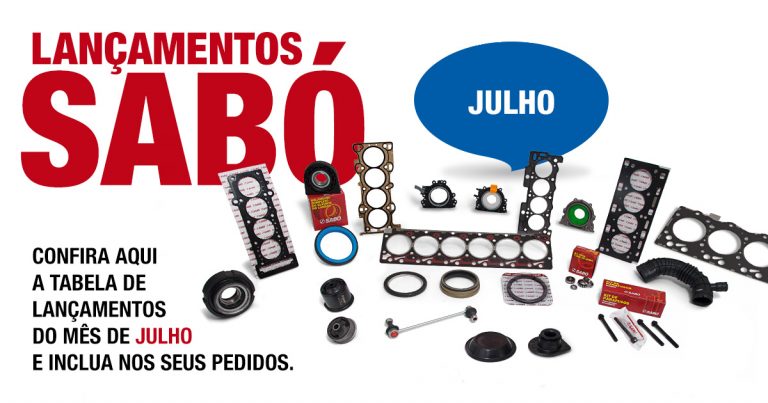 lançamentos SABÓ JULHO