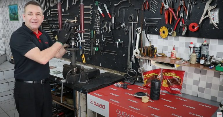 troca do Kit de reparo do amortecedor