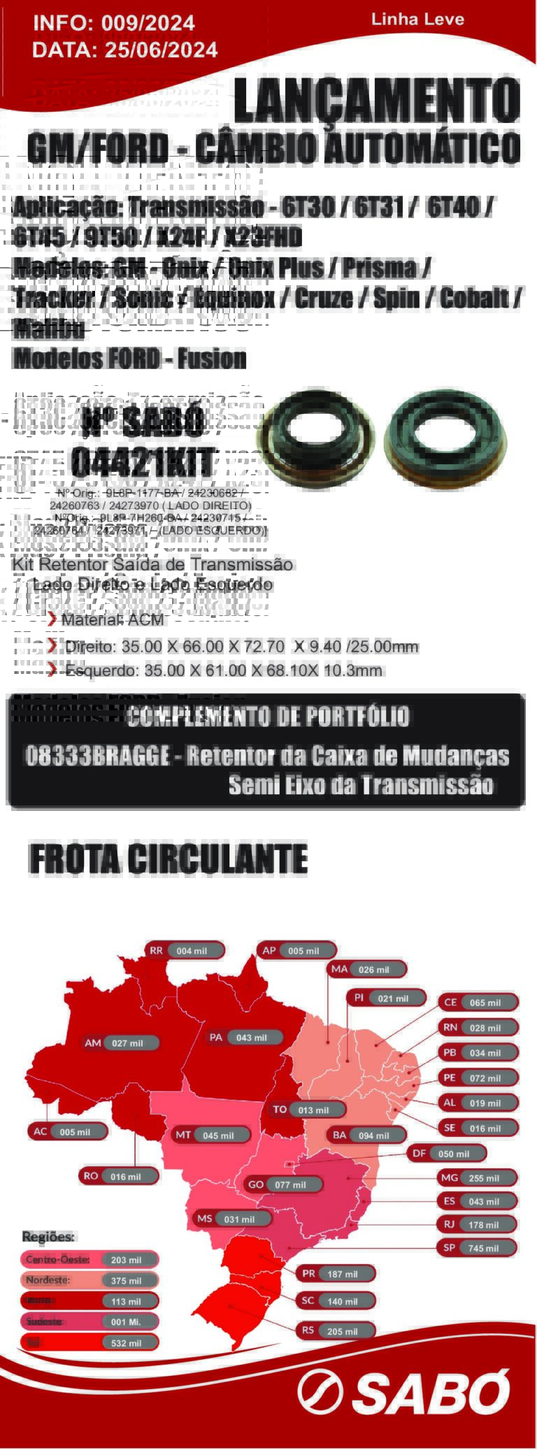 Info 009 Lancamento Kit Retentor GM Ford pdf