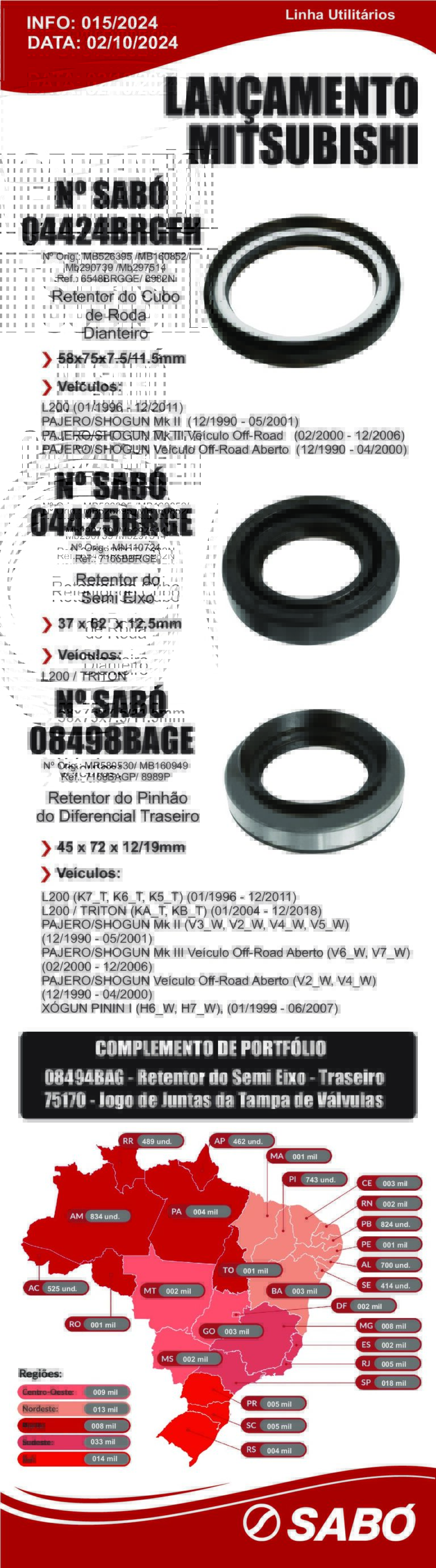 Info 015 Lancamento Retentores Mitsubishi L200 pdf